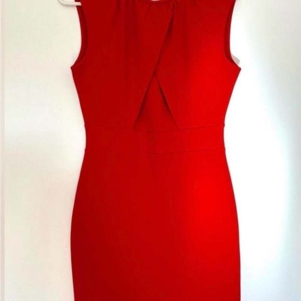 MNG basics Chic Backless Red Dress